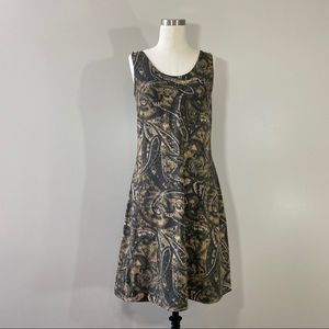 Athleta Camo A-Line dress built in bra